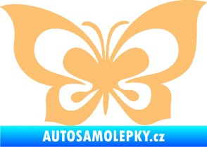 Samolepka Motýl 013 béžová