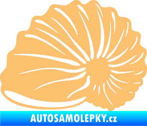 Samolepka Mušle 002 levá ulita béžová