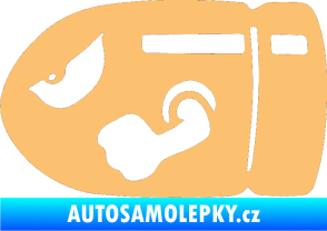 Samolepka Náboj 001 levá béžová