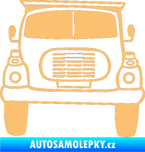 Samolepka Nákladní auto karikatura béžová