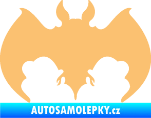 Samolepka Netopýr 002 béžová