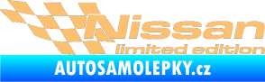 Samolepka Nissan limited edition levá béžová