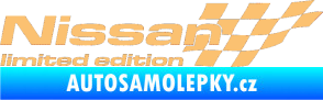 Samolepka Nissan limited edition pravá béžová