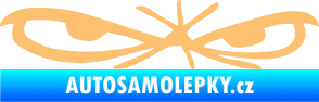 Samolepka Oči 002 pravá béžová