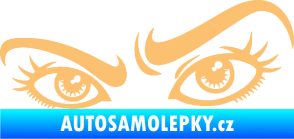 Samolepka Oči 004 levá béžová
