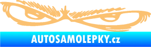 Samolepka Oči 005 levá béžová