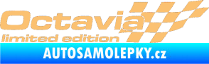 Samolepka Octavia limited edition pravá béžová