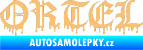 Samolepka Ortel béžová
