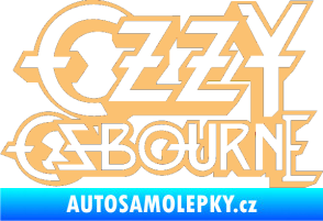 Samolepka Ozzy Osbourne 001 béžová