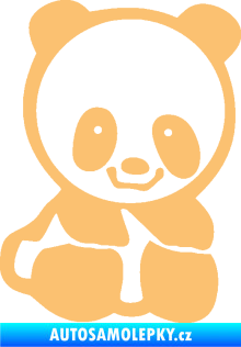 Samolepka Panda 009 pravá baby béžová