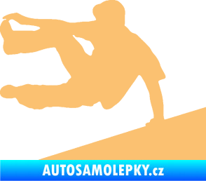 Samolepka Parkour 001 levá béžová