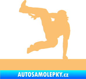 Samolepka Parkour 002 levá béžová
