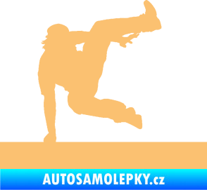 Samolepka Parkour 002 pravá béžová