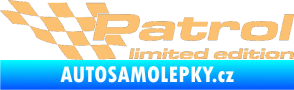 Samolepka Patrol limited edition levá béžová