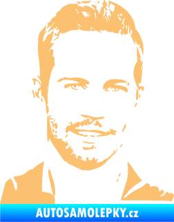 Samolepka Paul Walker 001 pravá béžová
