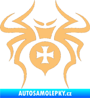 Samolepka Pavouk 003 křižák béžová