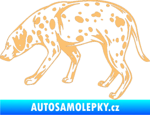 Samolepka Pes 001 levá Dalmatin béžová