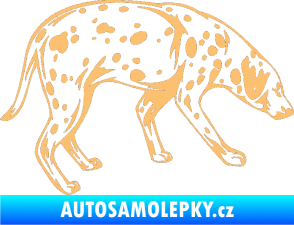 Samolepka Pes 001 pravá Dalmatin béžová