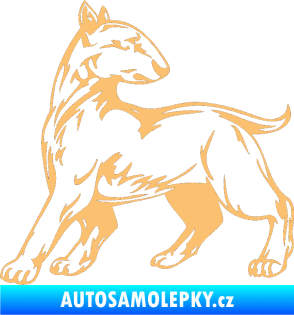 Samolepka Pes 011 levá béžová