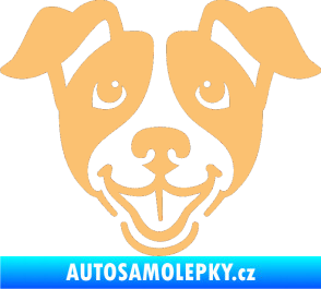 Samolepka Pes 065 béžová