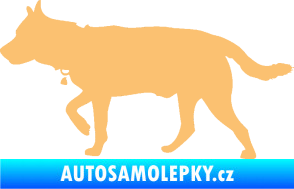 Samolepka Pes 121 levá německý ovčák béžová