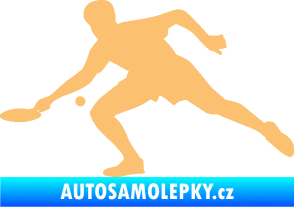 Samolepka Ping pong 001 levá béžová