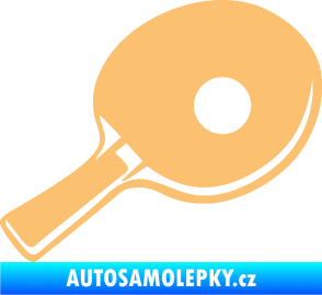 Samolepka Ping pong pálka pravá béžová