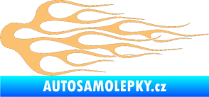 Samolepka Plameny 008 béžová