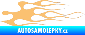 Samolepka Plameny 016 béžová
