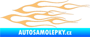 Samolepka Plameny 017 béžová