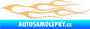 Samolepka Plameny 021 béžová