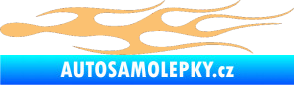 Samolepka Plameny 022 béžová