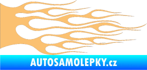 Samolepka Plameny 023 béžová