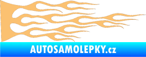 Samolepka Plameny 030 béžová