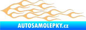 Samolepka Plameny 052 béžová