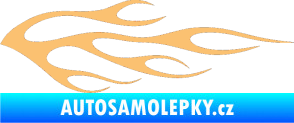 Samolepka Plameny 058 béžová
