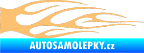 Samolepka Plameny 059 béžová