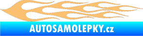 Samolepka Plameny 061 béžová