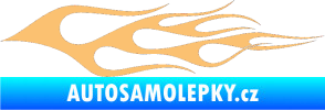 Samolepka Plameny 066 béžová
