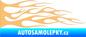 Samolepka Plameny 072 béžová