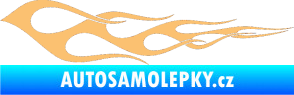 Samolepka Plameny 073 béžová