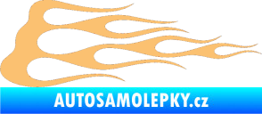 Samolepka Plameny 074 béžová