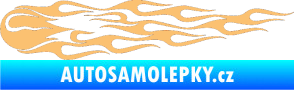 Samolepka Plameny 075 béžová