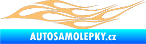 Samolepka Plameny 077 béžová