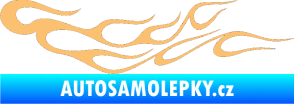Samolepka Plameny 083 béžová