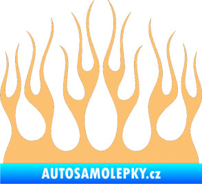 Samolepka Plameny 084 béžová