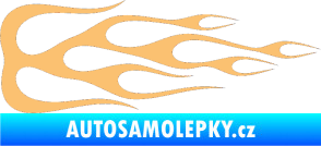 Samolepka Plameny 089 béžová