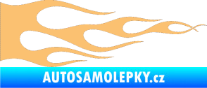 Samolepka Plameny 090 béžová
