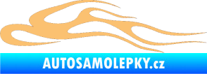 Samolepka Plameny 092 béžová
