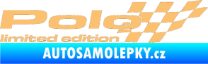 Samolepka Polo limited edition pravá béžová